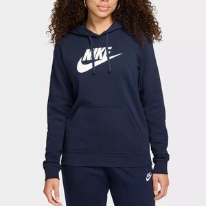 Nike Sportswear Logo Club Fleece Pullover Hoodie